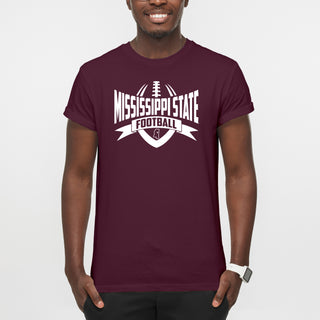 Mississippi State Bulldogs Football Rush T Shirt - Maroon