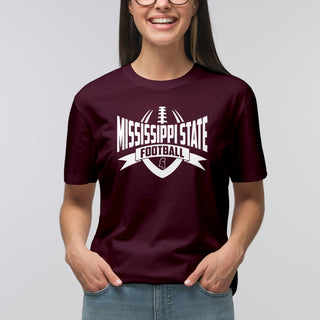 Mississippi State Bulldogs Football Rush T Shirt - Maroon