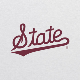 Mississippi State Script Logo NLA Triblend T-Shirt