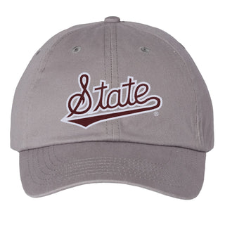 Mississippi State Script Logo Outline EMB Hat