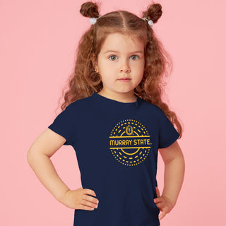 Murray State Sunny Circle Toddler T-Shirt  - Navy