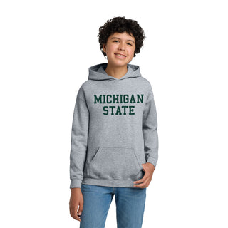 Michigan State Spartans Basic Block Youth Hoodie