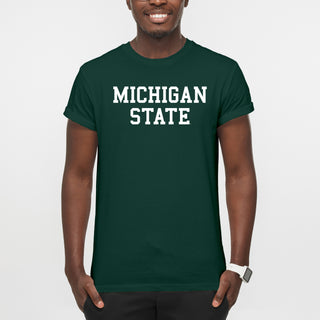 Michigan State University Spartans Basic Block T-Shirt