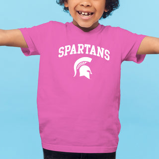 Michigan State Arch Logo Youth T-Shirt - Azalea