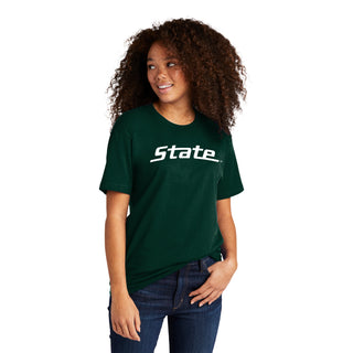 MSU State Wordmark NLA T-Shirt - Forest