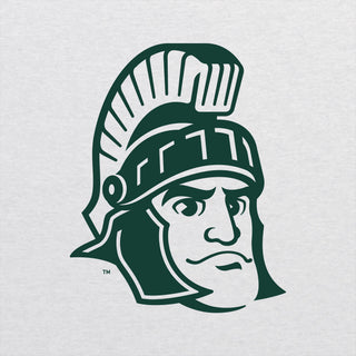 Michigan State Spartans Sparty Mark NLA Triblend T-Shirt - Heather White