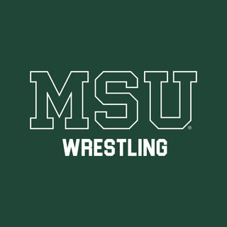 MSU Sparty Wrestling Mascot Mark LC Zip Hoodie - Forest