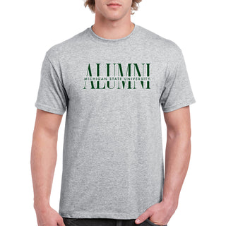 MSU Classic Alumni T-Shirt - Sport Grey