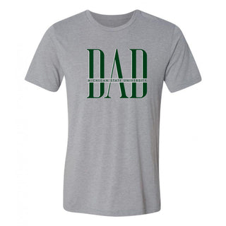 MSU Classic Dad Triblend T-Shirt - Athletic Grey