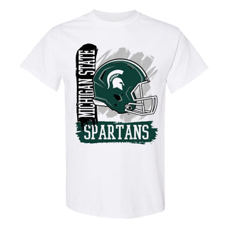 MSU 90s Big Print T-Shirt - White