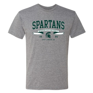 MSU Ribbon Flight NLA Triblend T-Shirt - Premium Heather