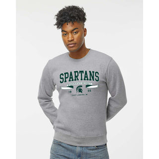 MSU Ribbon Flight JA BTB Crewneck - Oxford