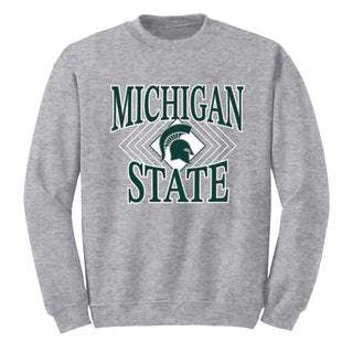 MSU Diamond Victory JA BTB Fleece Crewneck - Oxford