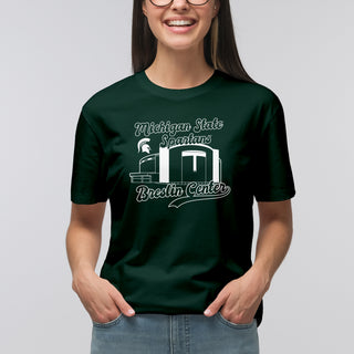 Michigan State Spartans Breslin Center T-Shirt - Forest