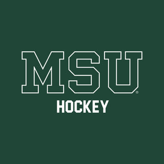 MSU Sparty Hockey Mascot Mark LC Zip Hoodie - Forest