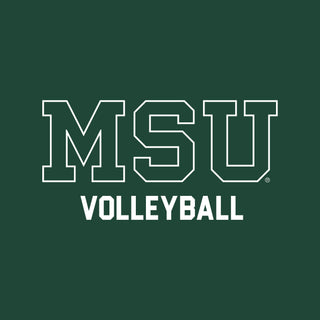 MSU Sparty Volleyball Mascot Mark LC Zip Hoodie - Forest