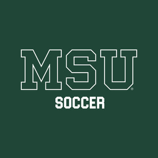 MSU Sparty Soccer Mascot Mark LC Zip Hoodie - Forest