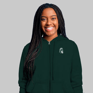 Michigan State Sparty LC EMB Full Zip Hoodie