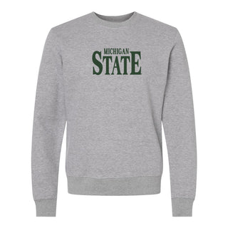 MSU Classic Rally EMB JA BTB Fleece Crewneck - Oxford
