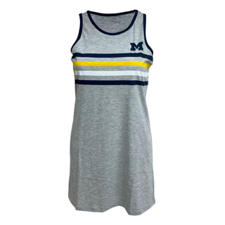 Michigan Colosseum Women's Sorority Row Tank Dress - Grey