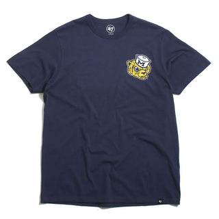 47 Brand Michigan Wolverines Vintage Premier LC Franklin T-Shirt - Atlas Blue
