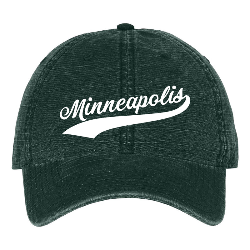 Minneapolis Baseball Script Hat - Forest