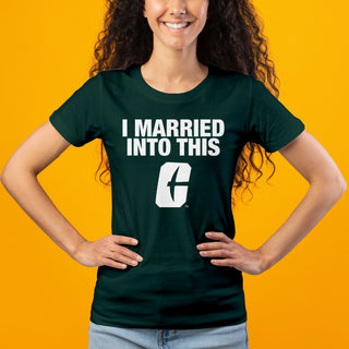 UNC Charlotte Miners I Married Into This Women's T-Shirt - Forest