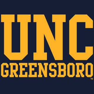 UNC Greensboro Spartans Basic Block Hoodie - Navy