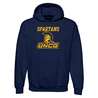UNC Greensboro Spartans Arch Logo Hoodie - Navy