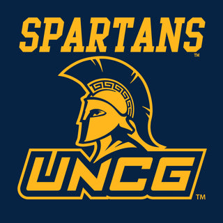UNC Greensboro Spartans Arch Logo Hoodie - Navy