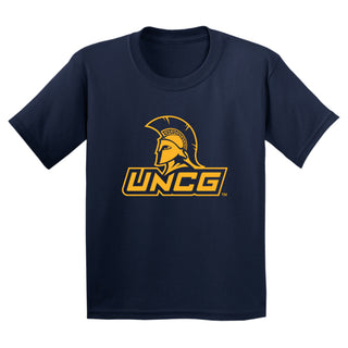UNC Greensboro Spartans Primary Logo Youth T-Shirt - Navy