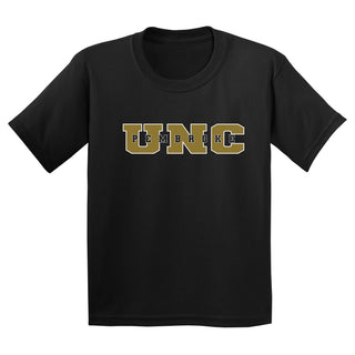UNC Pembroke Braves Basic Block Youth T Shirt - Black