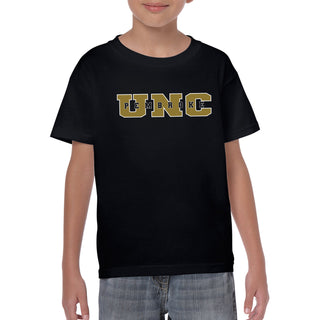 UNC Pembroke Braves Basic Block Youth T Shirt - Black