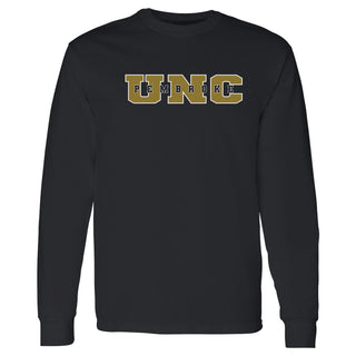 UNC Pembroke Braves Basic Block Long Sleeve T Shirt - Black