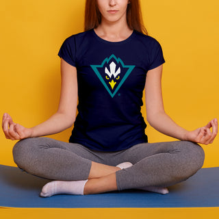 UNC Wilmington Seahawks Primary Logo Women's T Shirt - Navy