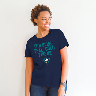 UNC Wilmington Seahawks Fight Song Sport T-Shirt - Navy