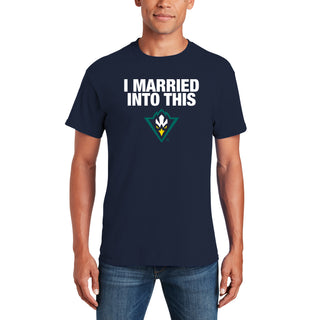 UNC Wilmington Seahawks I Married Into This T-Shirt - Navy