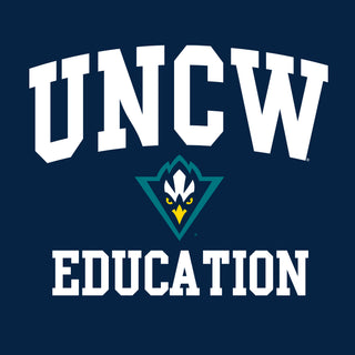 Wilmington Seahawks Arch Logo Education T-Shirt - Navy