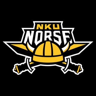Northern Kentucky University Norse Primary Logo Womens Short Sleeve T Shirt - Black