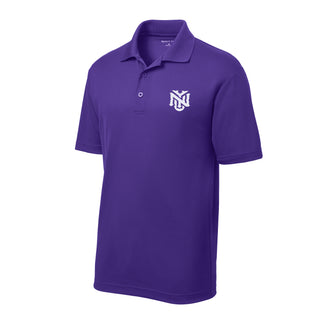 NYU Primary Logo LC EMB Polo