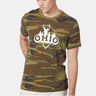 Ohio Deer Arch Eco-Jersey Tee - Camo