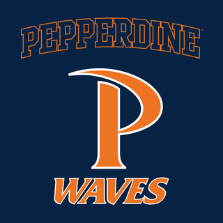 Pepperdine University Waves Arch Logo Hoodie - Navy