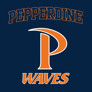 Pepperdine University Waves Arch Logo T-Shirt - Navy