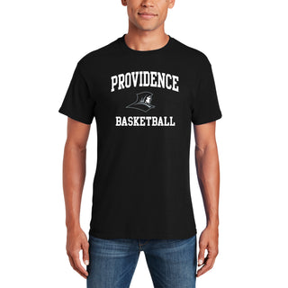 Providence Friars Arch Logo Basketball T-Shirt - Black