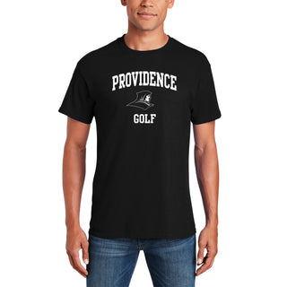 Providence Friars Arch Logo Golf T-Shirt - Black