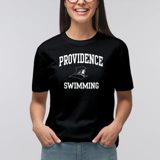 Providence Friars Arch Logo Swimming T-Shirt - Black