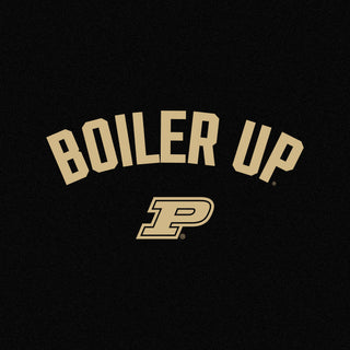 Purdue Boiler Up Arc Canvas Triblend T-Shirt - Solid Black