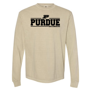 Purdue Impact CC Garment-Dyed Heavyweight Long Sleeve - Khaki