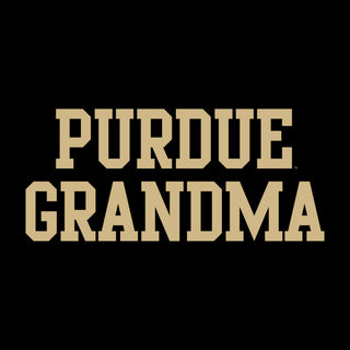Purdue Basic Block Grandma T-Shirt - Black