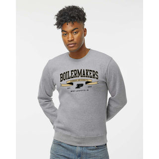 Purdue Ribbon Flight JA BTB Crewneck - Oxford